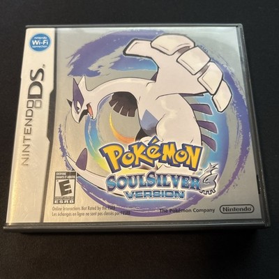 Pokémon SoulSilver (Nintendo DS) CIB Complete Authentic TESTED - Cart Damage