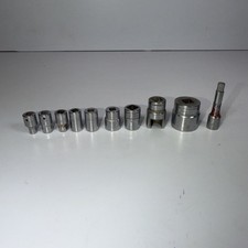 Snap-on Socket Lot 10pc Vintage Usa Fd-6 Fs281 Tm11 Tm6 Tm410 F312 Tm2 Snap-on Socket Lot 10pc Vintage Usa Fd-6 Fs281 Tm11 Tm6 Tm410 F312 Tm2