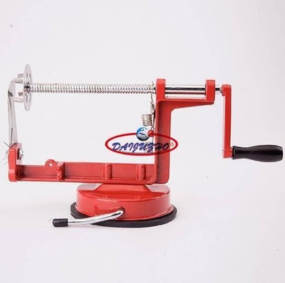 Twisted Spiral Slicer French Fry Cutter Manual Stainless Steel Veg Fruit Potato 