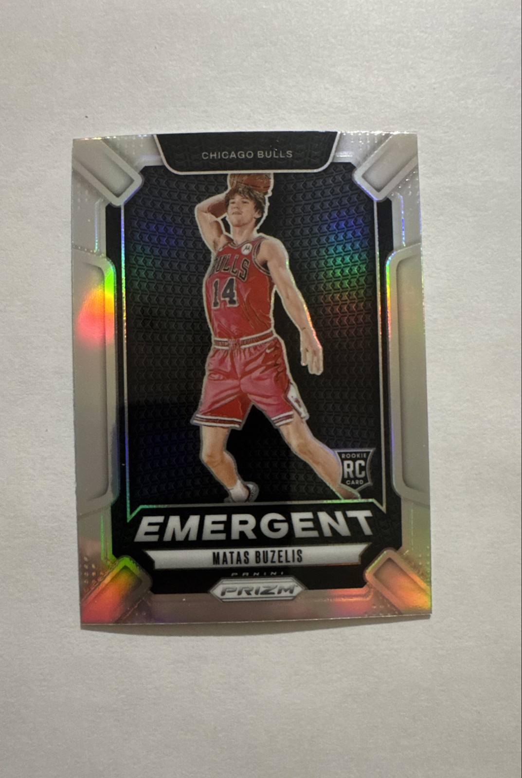 2024-25 Panini Prizm - Emergent Matas Buzelis #7 Silver Prizm (RC)