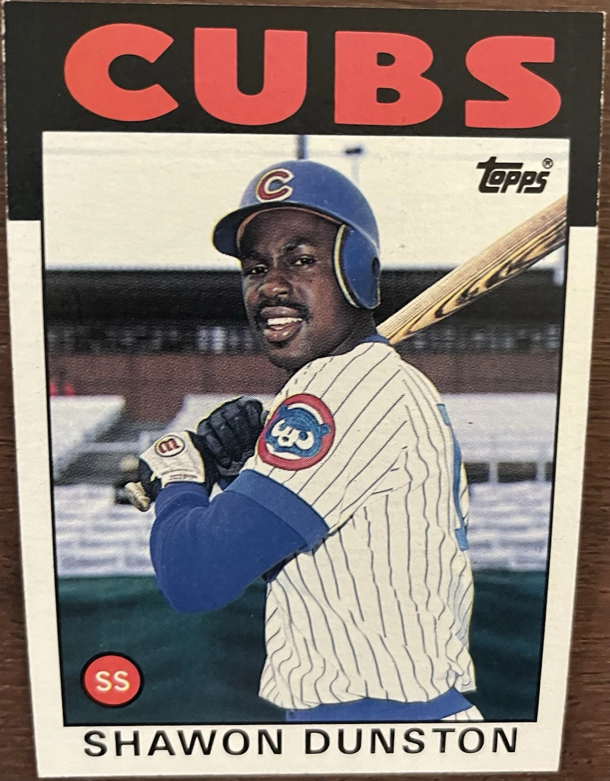 Shawon Dunston trading card