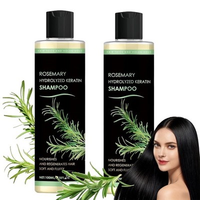 2PCS Tgideas Organic Rosemary Hair Growth Shampoo for Women and Men-Natural