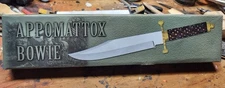 APPOMATTOX BOWIE KNIFE WITH LEATHER SHEATH Chipaway Cutlery