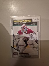 2020-21 O-Pee-Chee Michael McNiven Marquee Rookie #630 Montreal Canadiens