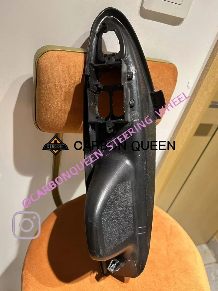 Panel de puerta interior de fibra de carbono/manija de tracción cubierta superior dura PARA MUSTANG 94-04YS Foto 4 de 4