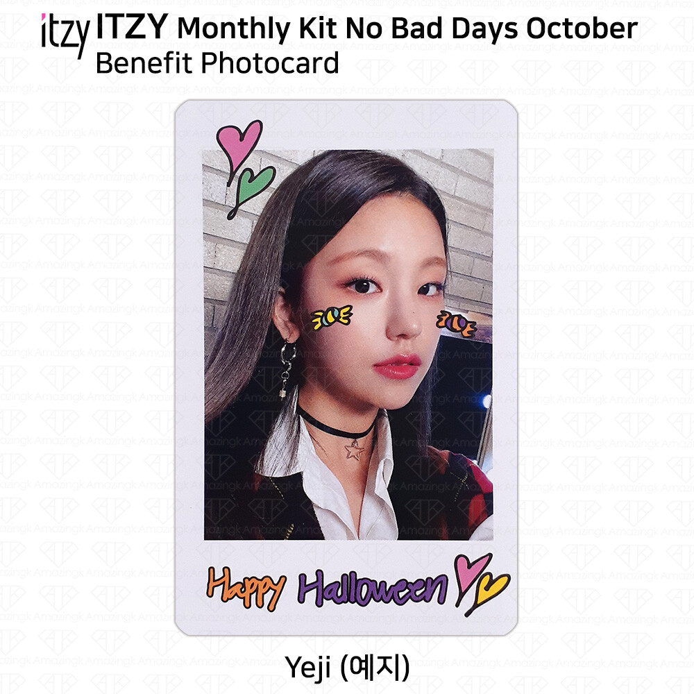 ITZY No Bad Days Monthly Kit October Official Photocard