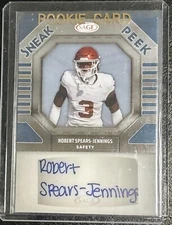 2025 Sage Hit Sneak Peek Robert Spears-Jennings Auto #SPA-RSJ Oklahoma Sooners