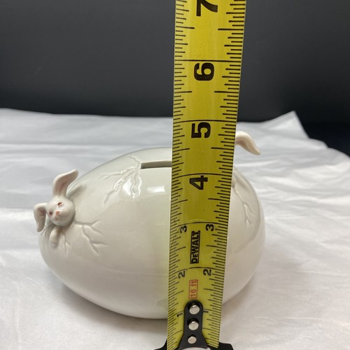 Vintage Fitz And Floyd Easter Egg Bank Coin Bank Sparschwein Made In Japan Alt - Bild 5 von 12