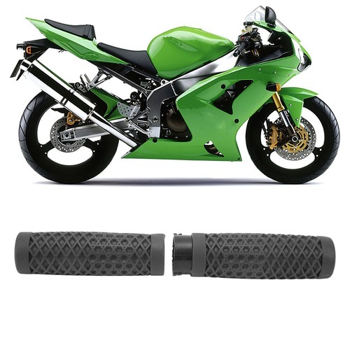 £ Black Pair Of 25mm/28mm Motorcycle Handlebar Grip Left Right Universal - Picture 16 of 22