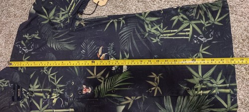 NWT Roark Shirt Mens Small (S) Classic Fit Short Sleeve Button Up Jungle Floral - Bild 18 von 20