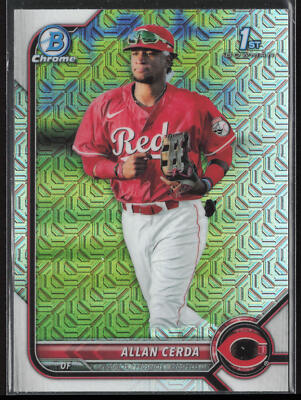 2022 Bowman Allan Cerda BCP-142 1st Mojo Refractor | Cincinnati Reds