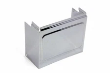 Chrome Embossed Battery Side Cover for Harley Davidson by V-Twin