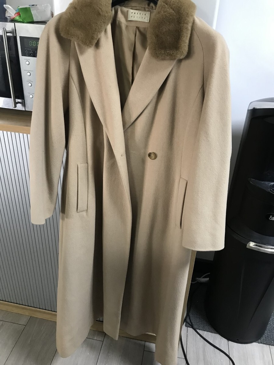 Coat UK 16 PRECIS Petite Mix Wool Knit Jacket Womens UK