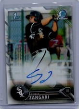 2016 Bowman Chrome #BCAP-CZ Corey Zangari Prospects Autographs Refractor #/499