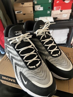 Tried On Men\'s Size 10 - Nike Air Max TW 1 Black White 2022 Custom SKU Nike Air Max TW 1 [2022] Black White Nby DQ3984-001 sz 13  main image 4