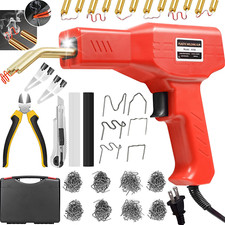 Kit Saldatura Plastica Aggiornato 150W,800PCS Cucitrice a Caldo Kit Riparazione Plastica,8Pcs Asta