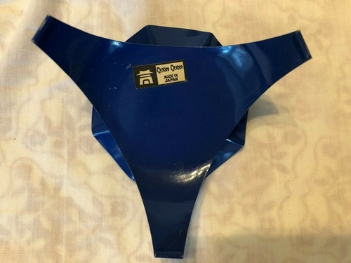 Quon-quon blau Metall Kerzenhalter - geschwungene Pagode Stil dreibeinig - Japan - Bild 3 von 8