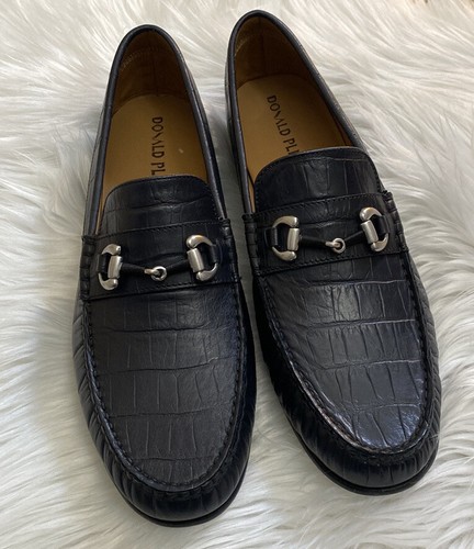 NWOB Men's Donald Pliner Navy Embossed 