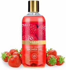 Vaadi Herbals Shower Gel, Blushing Strawberry, 300 ml_ 1.02 per gallon