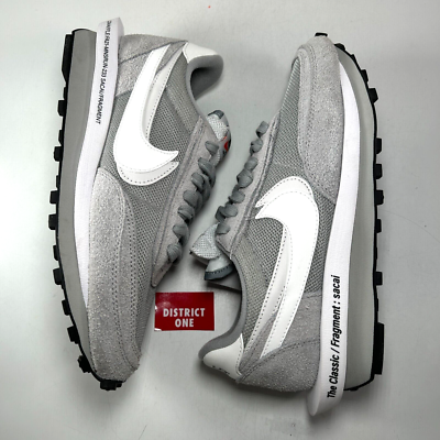 Fragment Design x Sacai x Nike LD Waffle Light Smoke Grey