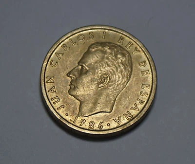 100 Cien Pesetas Spain ESPANA Spanien 1986 Juan Carlos Münze TOP! - Bild 1 von 2