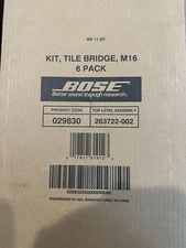 Bose M-16 029830 DS 16F In-Ceiling Loudspeaker Speaker Tile Bridge Kit 6-Pack