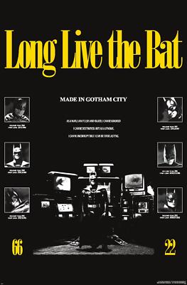 DC Comics Batman: 85th Anniversary - Long Live The Bat (Batman Collage) - Poster