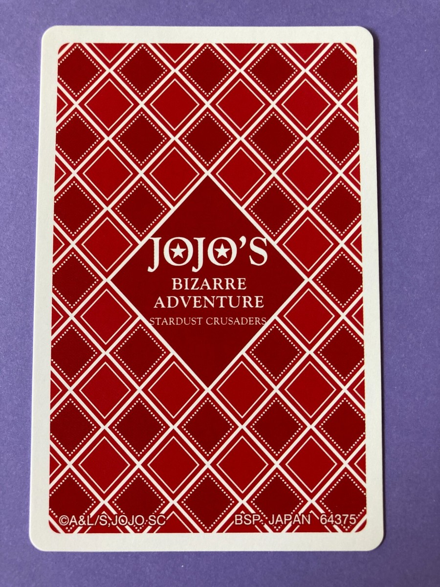 Club 3 JoJo's Bizarre Adventure Playing Card Stardust Trump | eBay