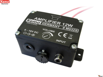 Uni Mono Verstärkermodul 12 W Chincheingang mit Lautstärkeregler KEMO M032S