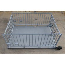 120  x 84  platform Cage system Portable Livestock Animal Weighing Scale