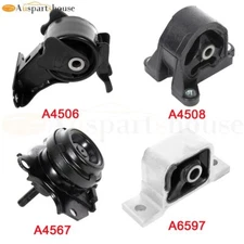 3 Motor Mounts & 1 Transmission Mount Front Rear For Acura RSX 02-06 2.0L I4