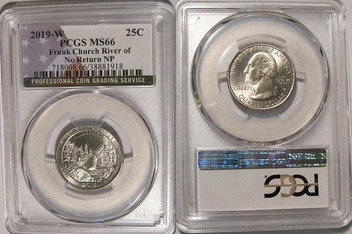 2019 W Frank Church River of No Return NP Quarter 25c PCGS MS66 West Point