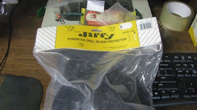 Jiffy power ice drill blade protector, 7'', nip, free shipping