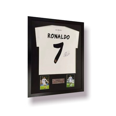 Frame for any signed football shirt photo cutouts FREE