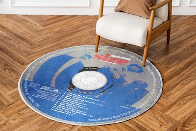 Bee Gees CD Art Round Rug Size Isnt Everything Home Decor 24-47in Best Gift