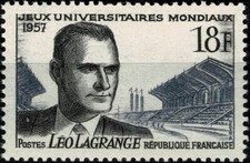 FRANCE 1957 JEUX UNIVERSITAIRE YT n° 1120 Neuf ★★ luxe / MNH (A)