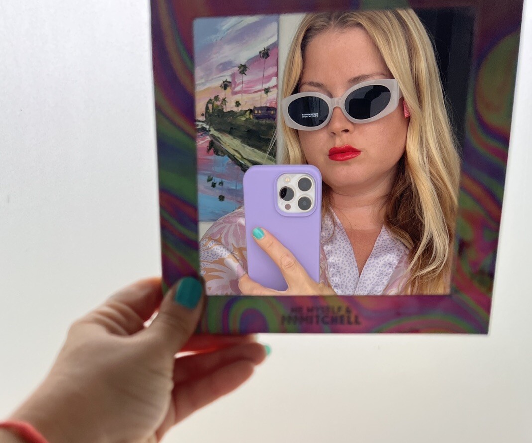 Gray Cat Eye Sunglasses Retro New With Tag Funky Fun Cute-image