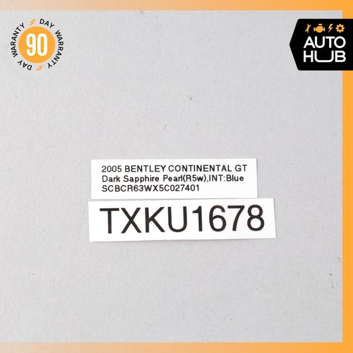Bentley Continental GT Front & Rear Oxygen O2 Sensor Lambda Set OEM 65k - Picture 23 of 23