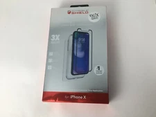 ZAGG InvisibleShield Glass Full body Screen Protector for iPhone XS X 5.8" clear