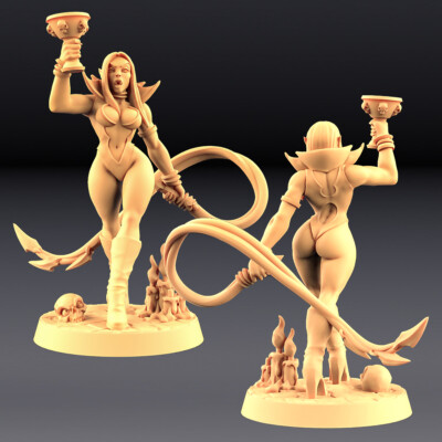 Maligna Vampire Beauty Miniature Dungeons and Dragons TabletopRPGs Role Playing 