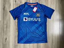 India Cricket Shirt MPL Jersey 2022 Size M Camiseta Blue