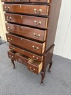 67439  Solid Mahogany Queen Anne Highboy Dresser — photo 5