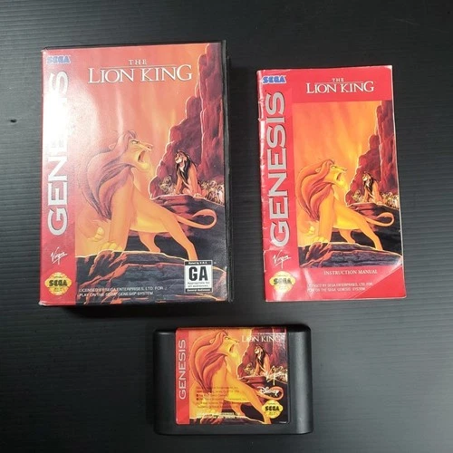 Disney's The Lion King Sega Genesis  CIB AUTHENTIC  Cleaned & Tested
