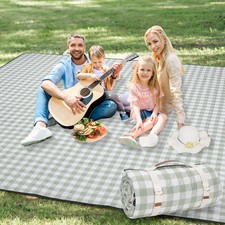 Picnic Blankets Outdoor Extra Large - 80"x80" Portable Waterproof Picnic Blan...