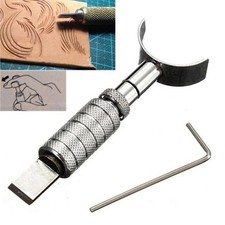DIY Leather Work Tool Set Swivel Adjustable Carving Tools for Creative Projects