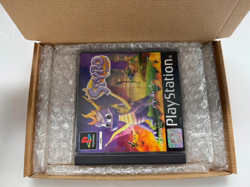 Spyro the Dragon PS1 - UK PAL VGC CIB with Demo - High Quality Packing - Tracked - Image 3 of 4