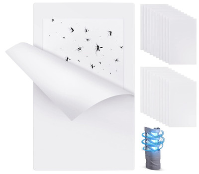 20 Pack Replacement Fly Glue Boards, Compatible with Gardner Flyweb Fly Classic