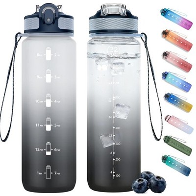 Wasserflasche Sport auslaufsicher BPA-frei Tritan 1 Liter
