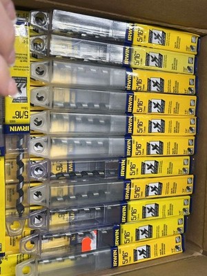 Box Of 130 Pieces Of Irwin Tools 49905 Industrial Tools I-100 5/16''Auger Bit