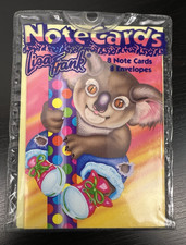 Lisa Frank VTG 1990 Koala Note Card & Envelope Set Of 3 Unused Made in The USA